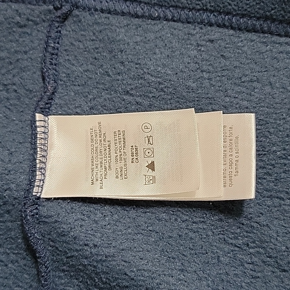 Columbia Women's Blue Zip Up Fleece Jacket, XL 18-20 - Picture 9 of 12